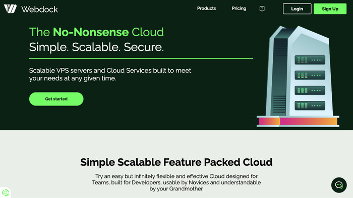 Webdock screenshot
