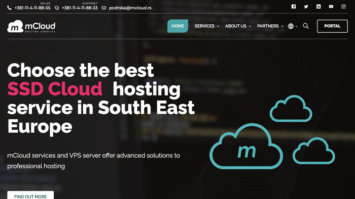 mCloud screenshot