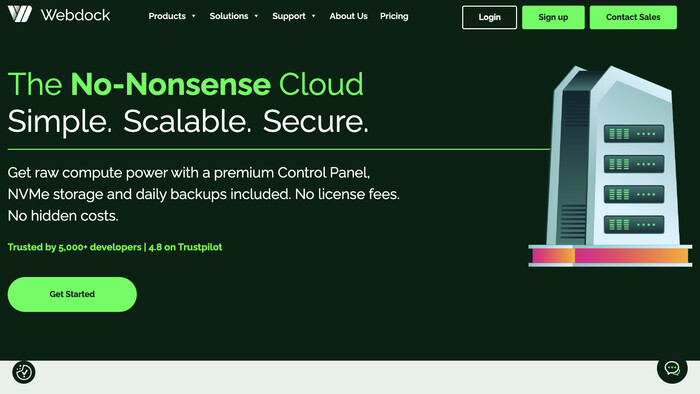 Webdock screenshot