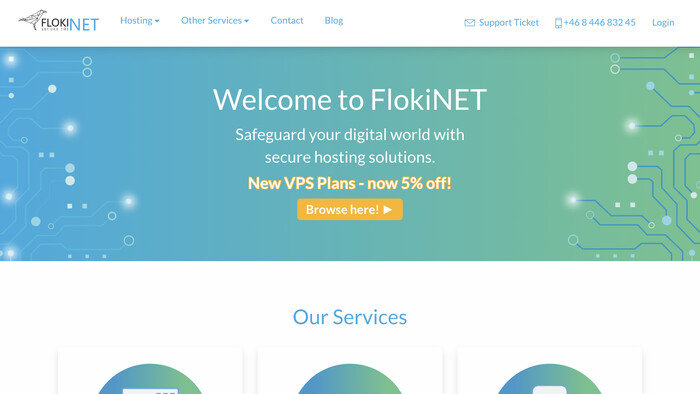 FlokiNET screenshot