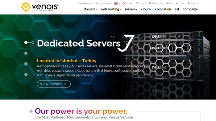 Venois Hosting screenshot