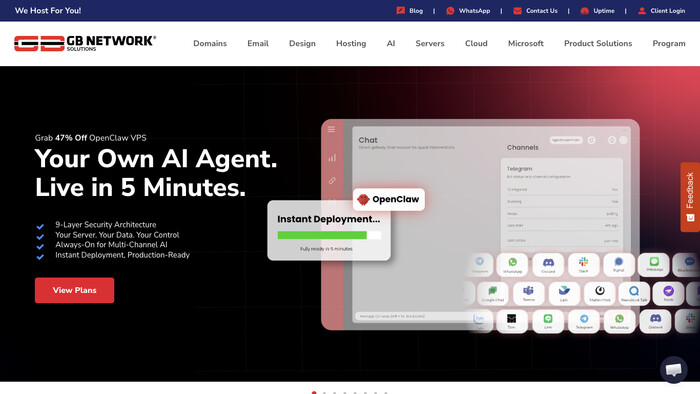 GB Network Solutions screenshot