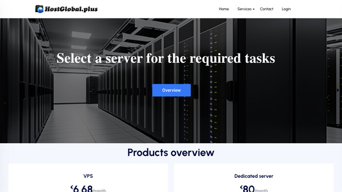 HostGlobal screenshot