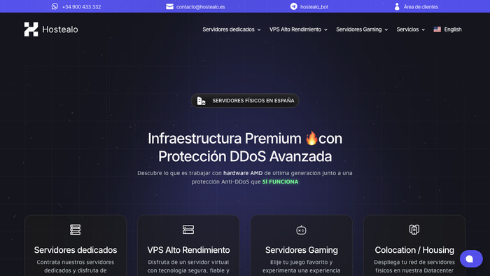 Hostealo screenshot
