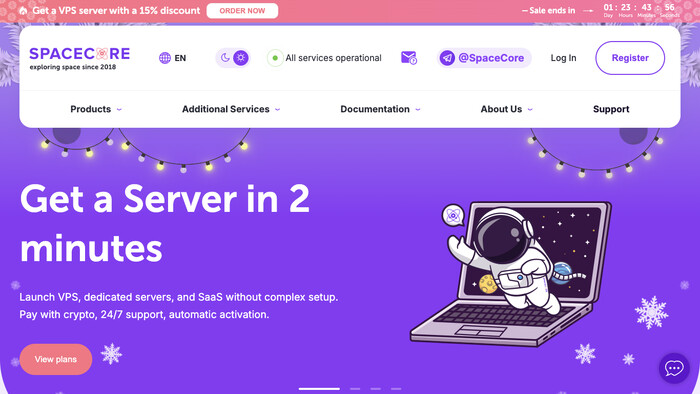 SpaceCore screenshot