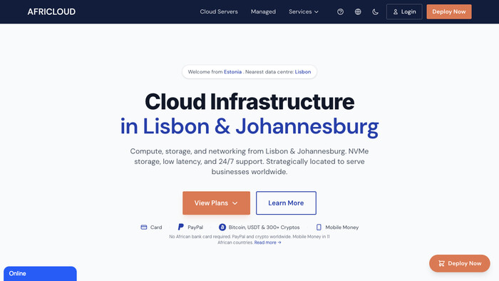 AFRICLOUD screenshot