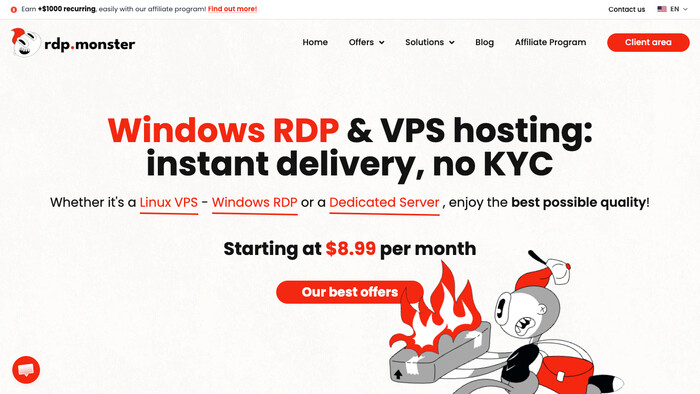RDP.monster screenshot