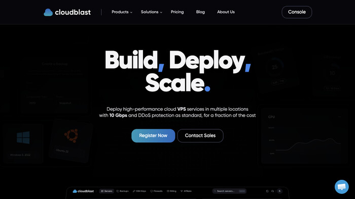 Cloudblast screenshot