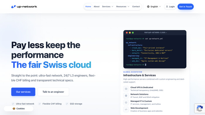 UP-NETWORK screenshot