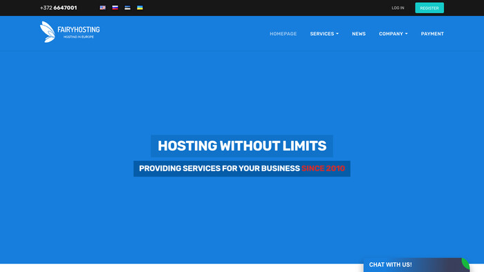 FairyHosting screenshot