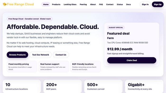 Free Range Cloud screenshot