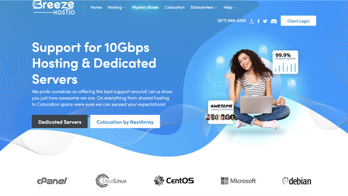 BreezeHost screenshot