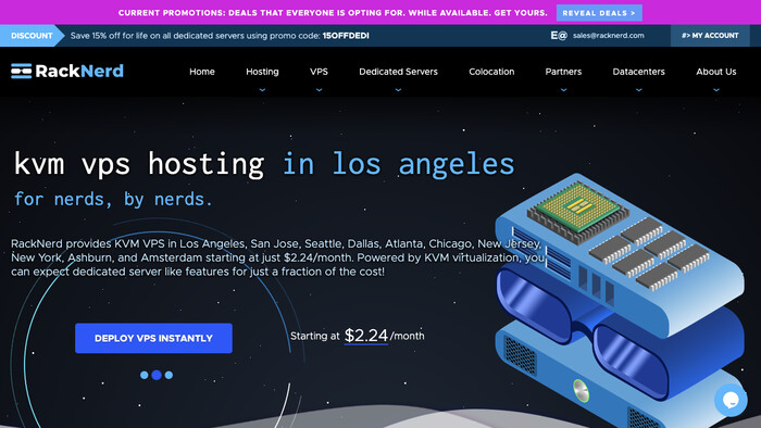RackNerd screenshot