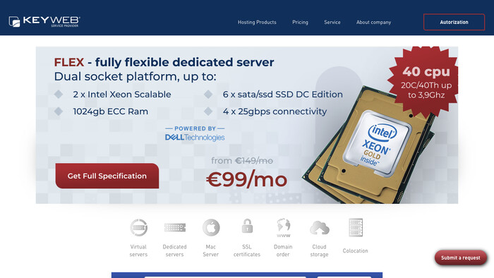 KeyWeb screenshot