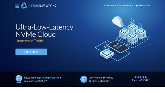 Psychz Networks screenshot