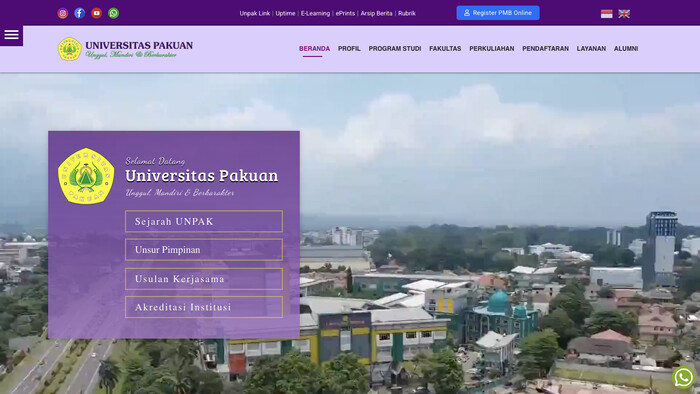 Universitas Pakuan screenshot