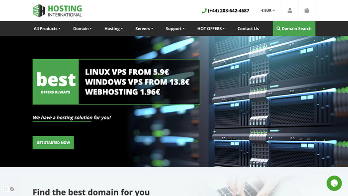 Hosting International screenshot