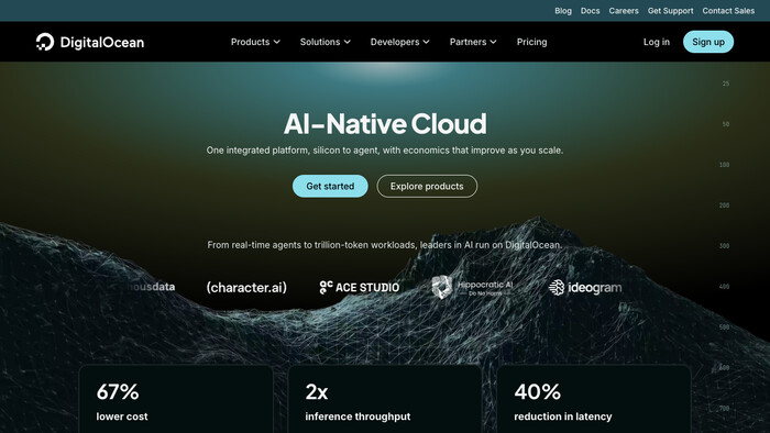 DigitalOcean screenshot