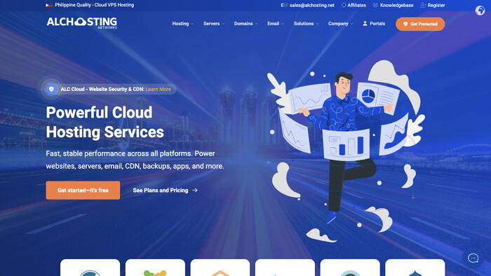 ALC Hosting Networks screenshot