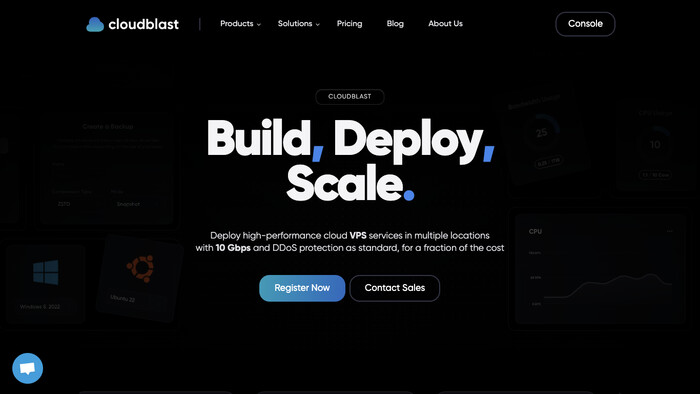 Cloudblast screenshot
