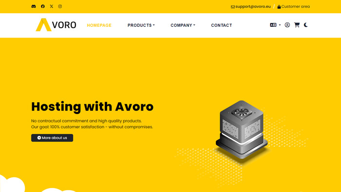 Avoro screenshot