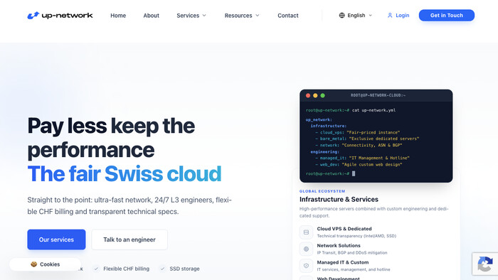 UP-NETWORK screenshot