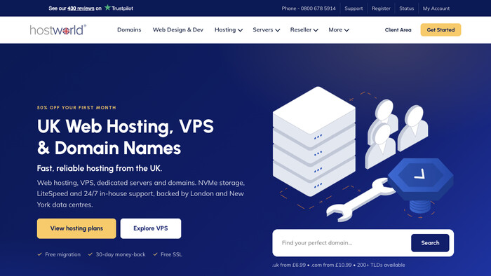 hostworld Limited screenshot