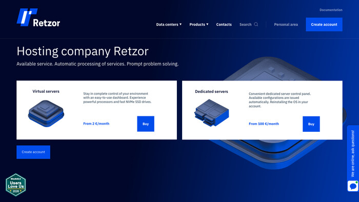 Retzor screenshot