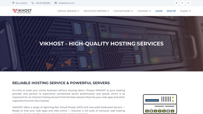 VIKHOST screenshot