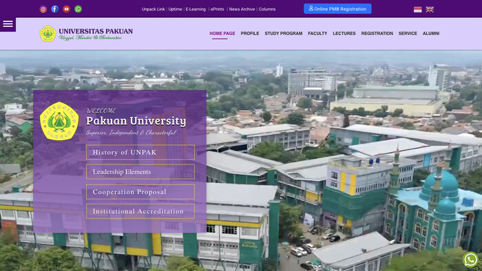 Universitas Pakuan screenshot