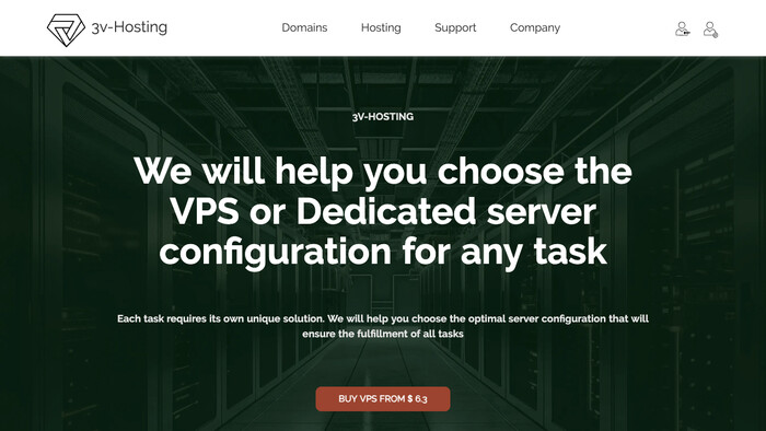 3v-hosting screenshot