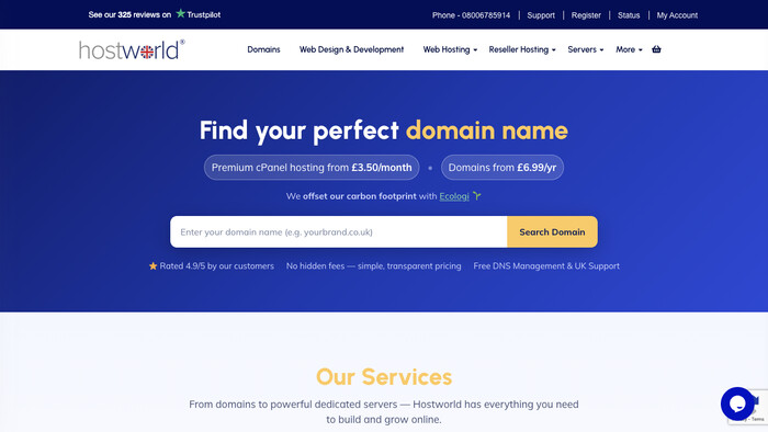 hostworld Limited screenshot